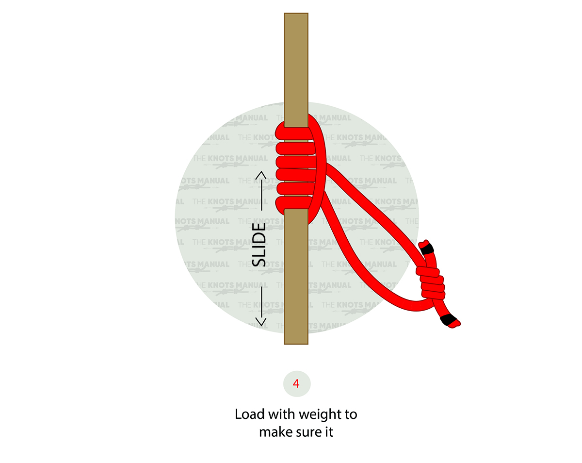 How to Tie A Prusik Knot Step 4