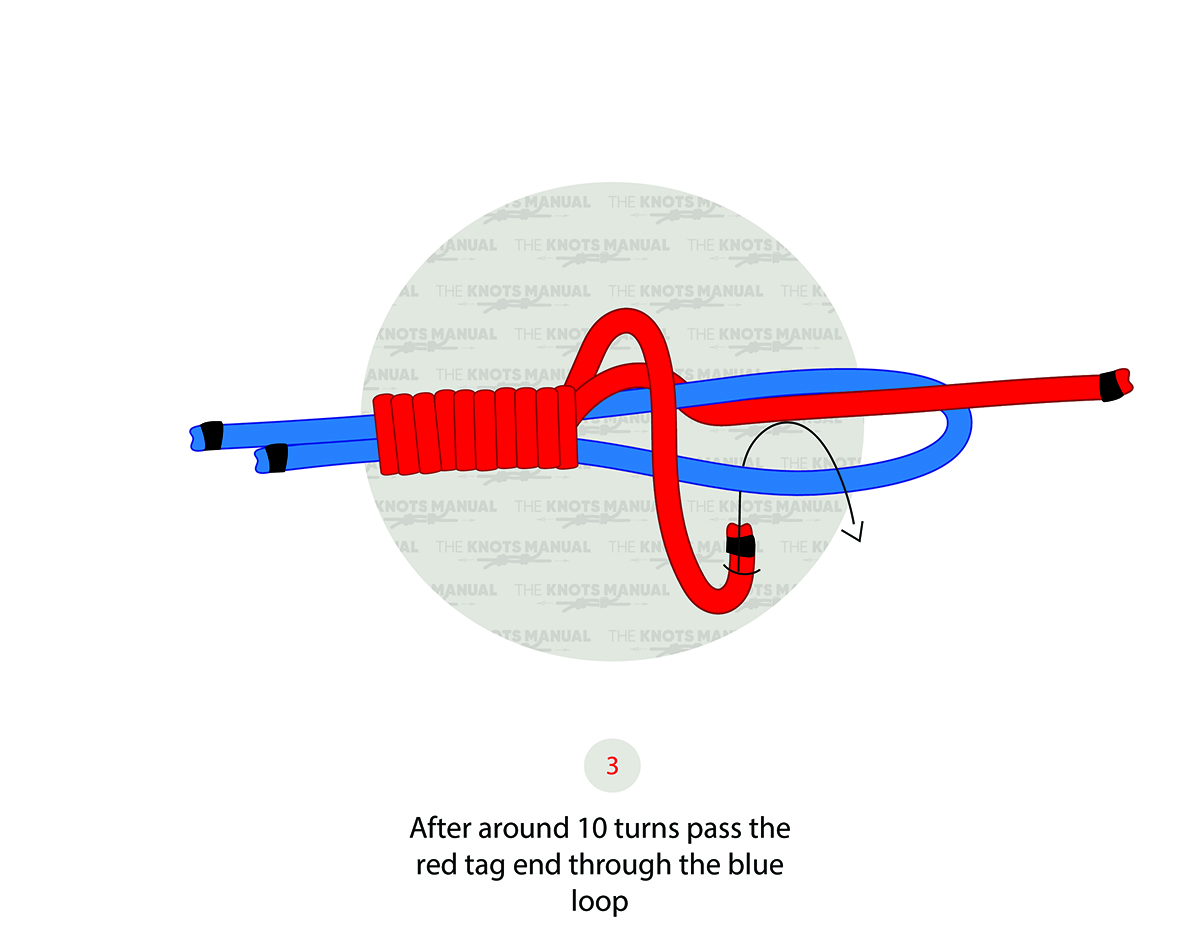 Albright Knot Step by Step 3