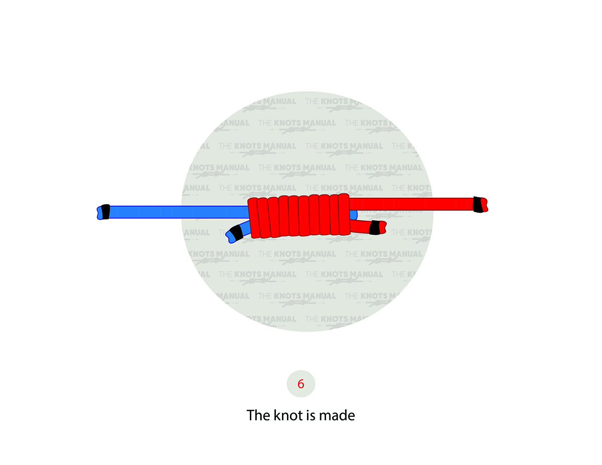 Albright Knot Step by Step 6