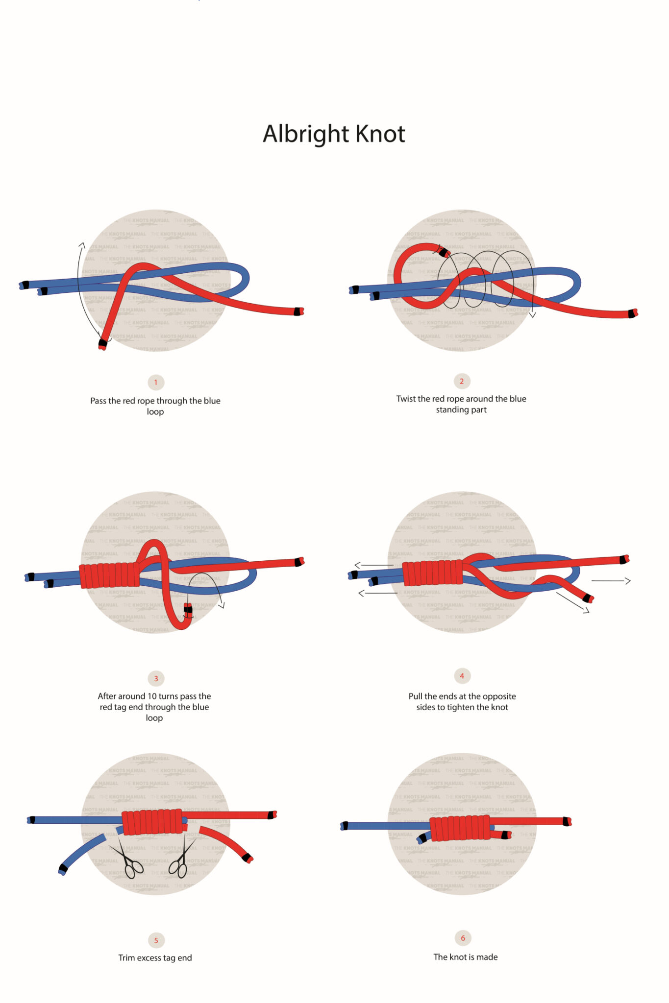 How to Tie an Albright (Special) Knot StepByStep Guide