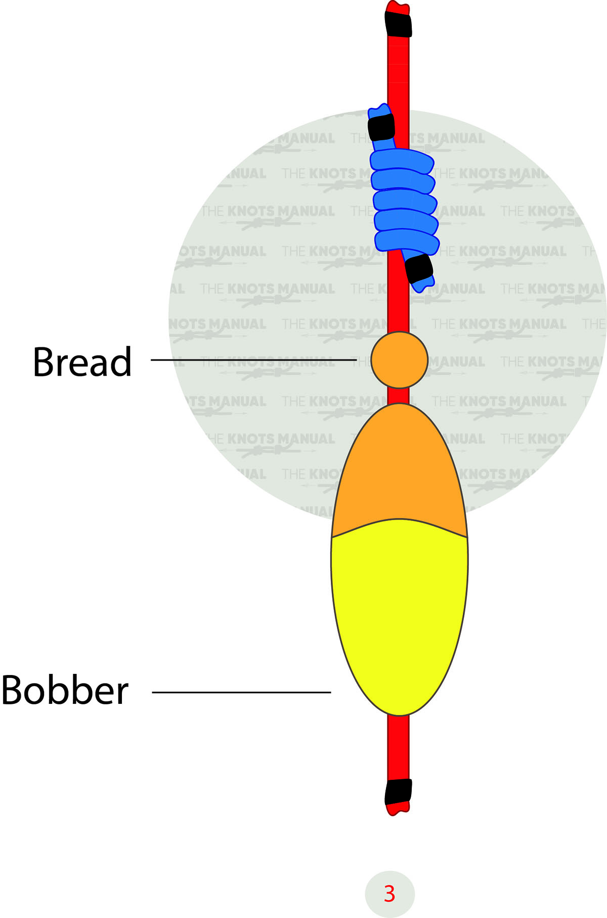 Bobber Stopper Knot step 3