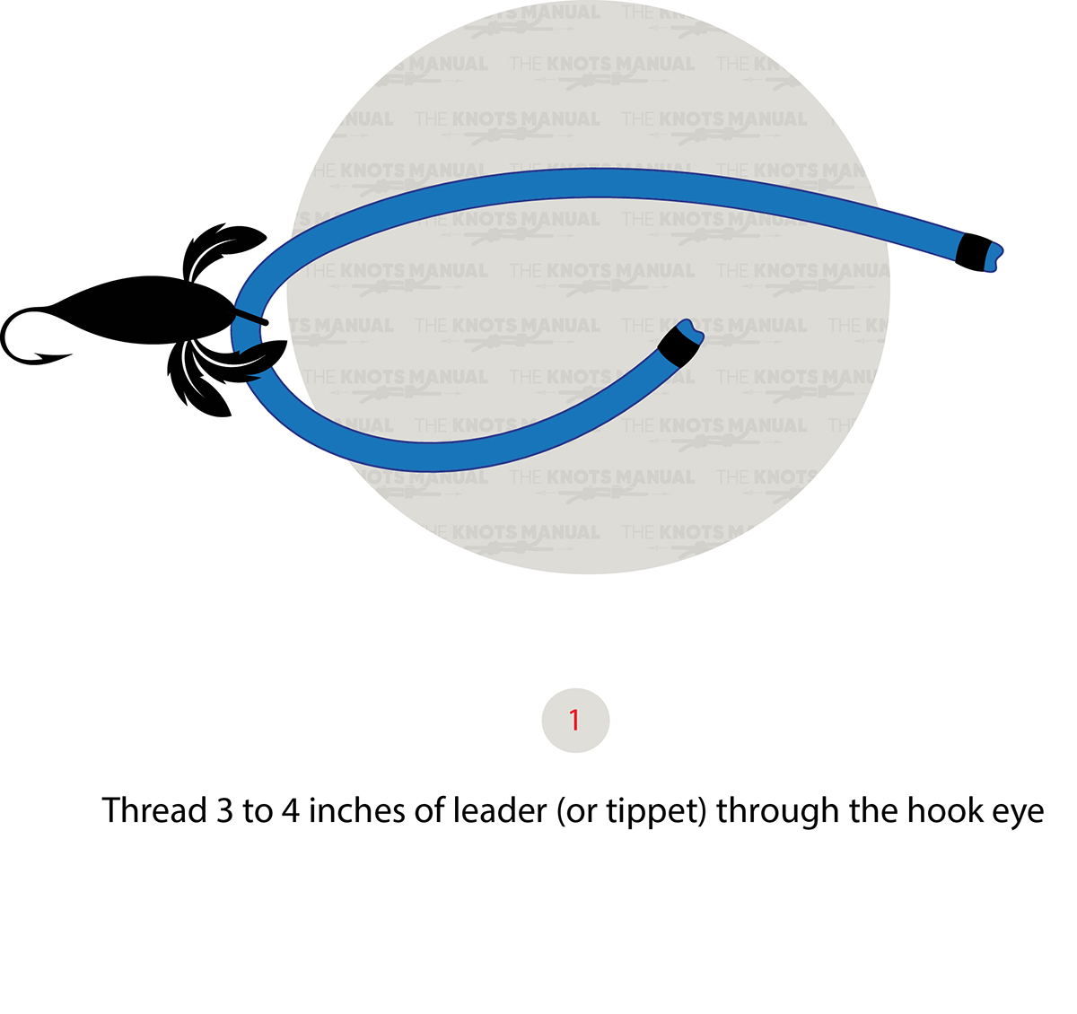 double davy knot step 1