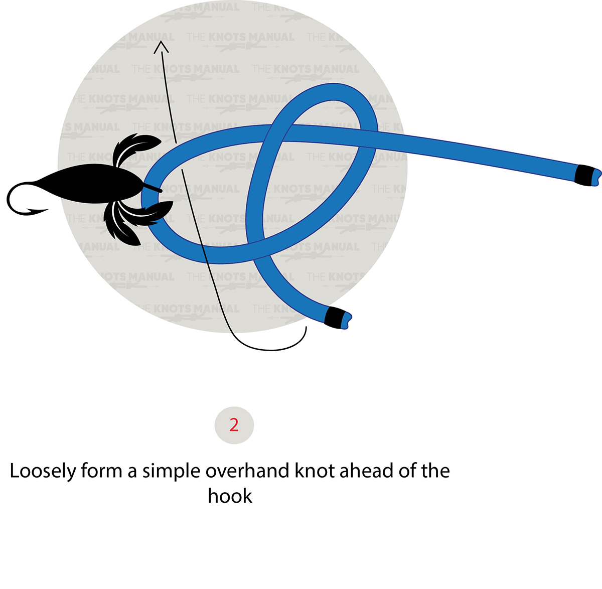 double davy knot step 2