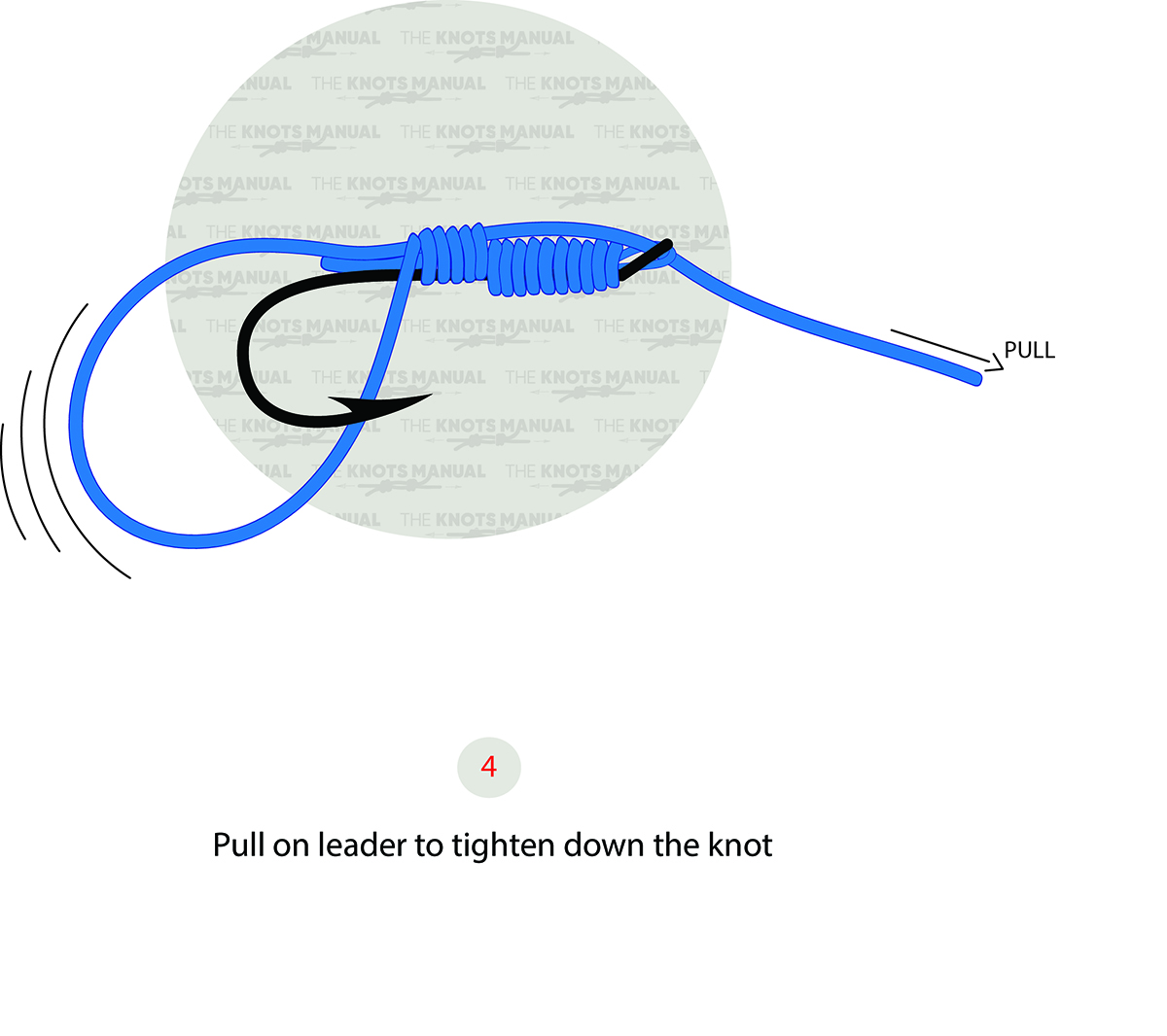 Egg Loop Knot Step 4