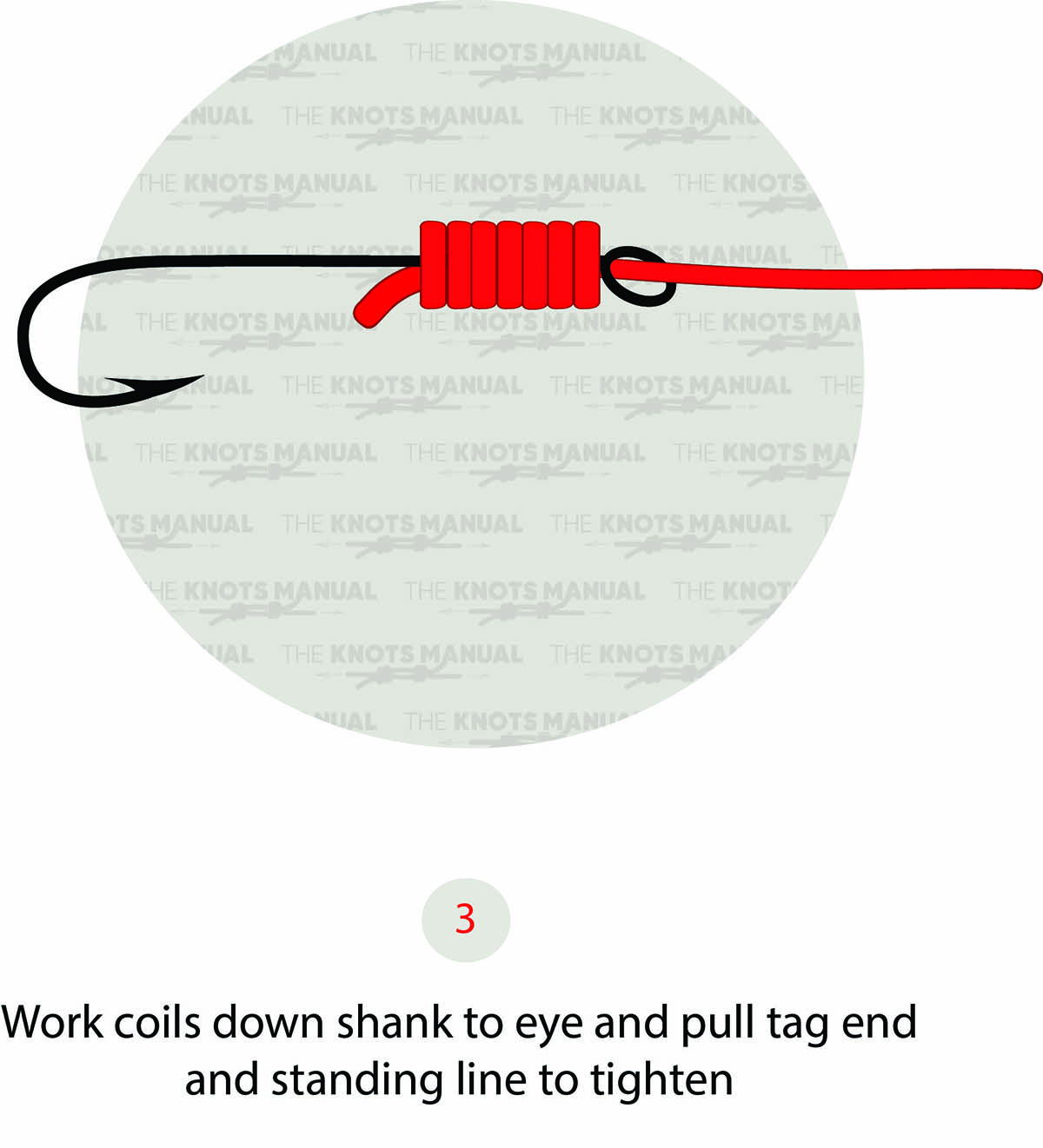 Snell Knot Step 3