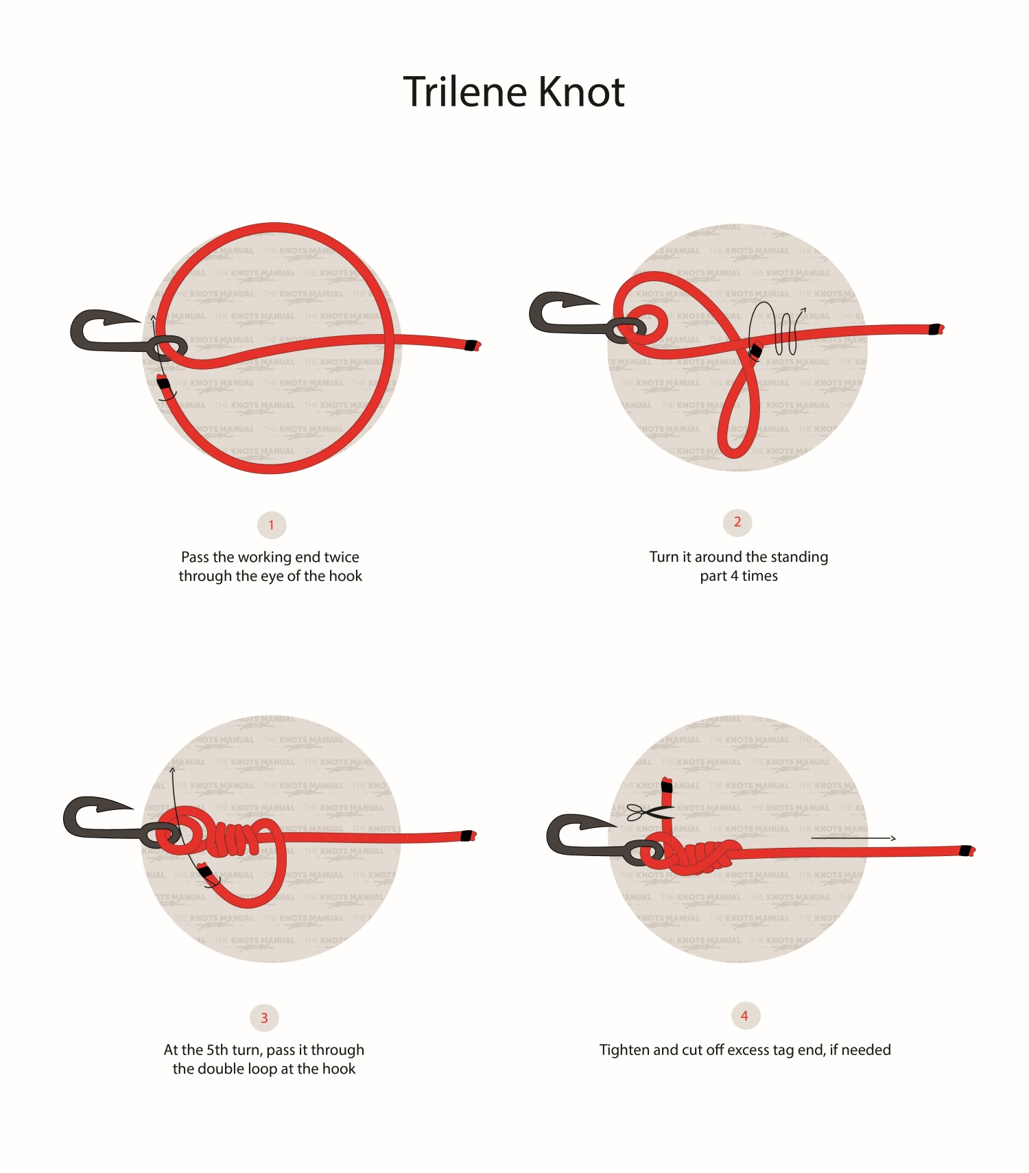 How to Tie the Trilene Knot (Illustrated Guide)