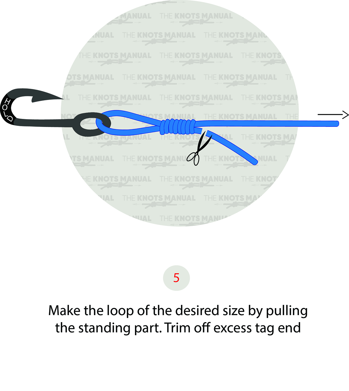 How to tie the 5 turn double grinner knot - Beausoleil