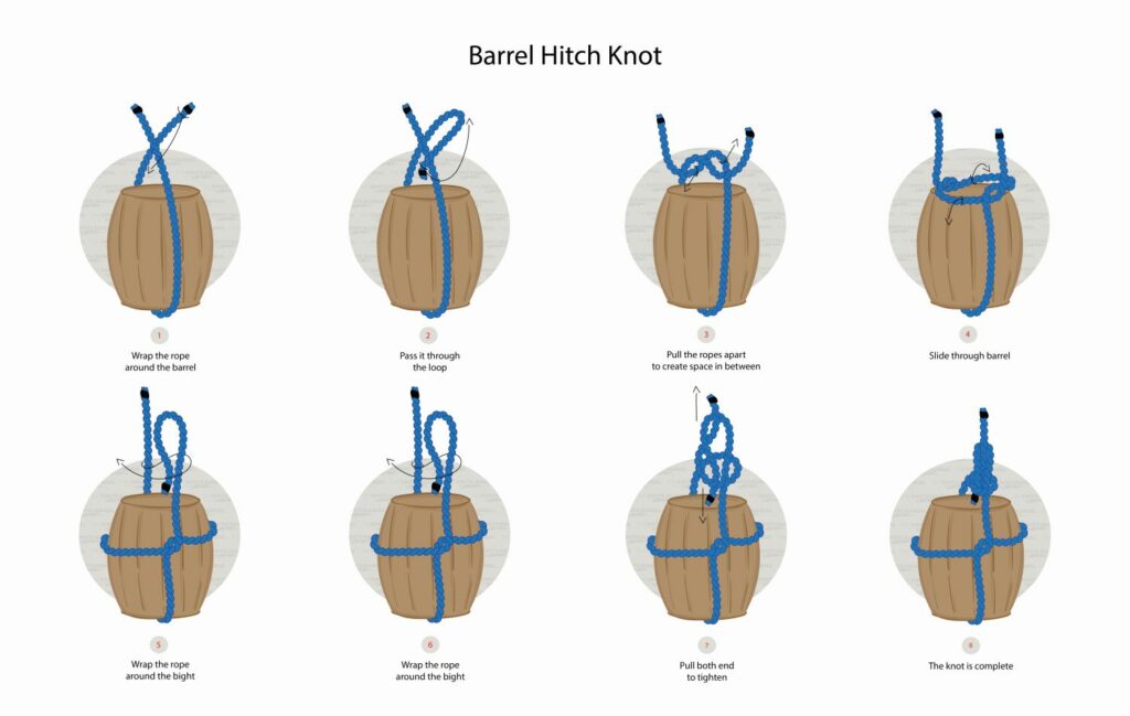 How To Tie A Barrel Hitch Knot how-to-tie-a-barrel-hitch-knot