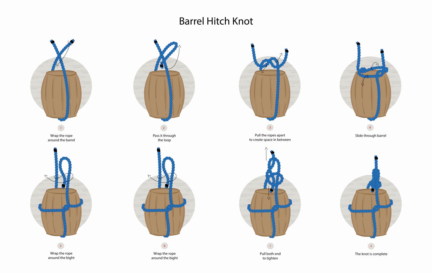 How To Tie A Barrel Hitch Knot