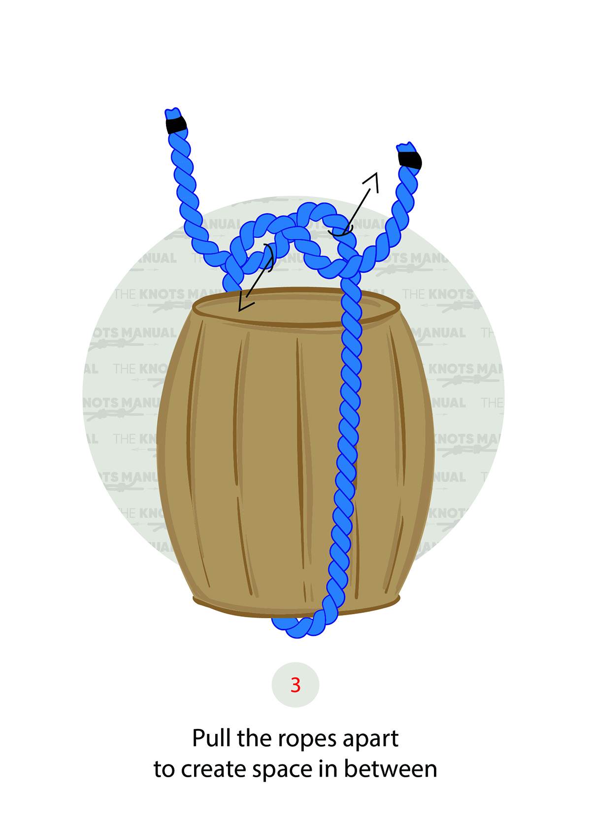 Barrel Hitch Knot_step3