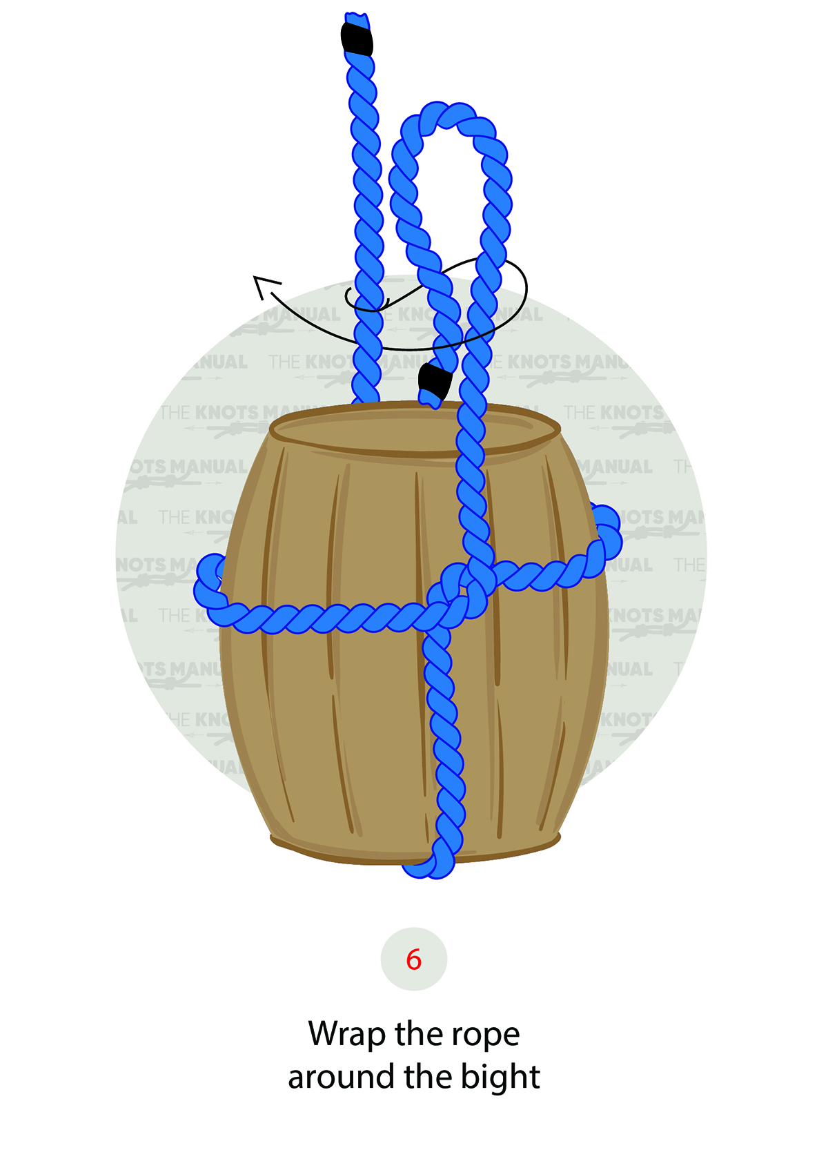 Barrel Hitch Knot_step6