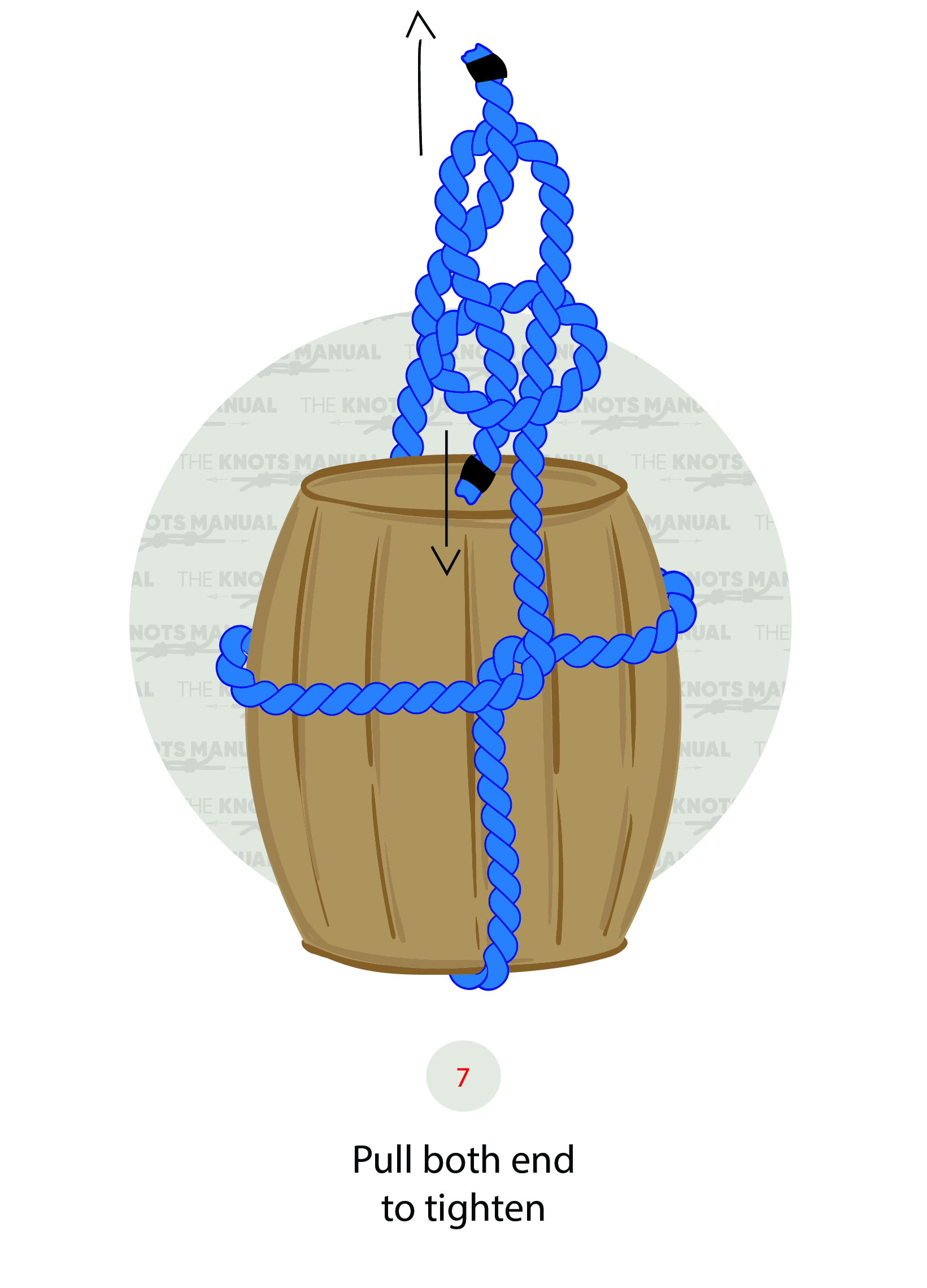 Barrel Hitch Knot_step7