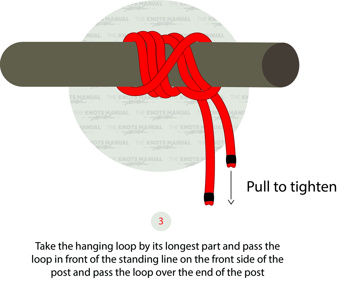 Icicle Hitch Step 3