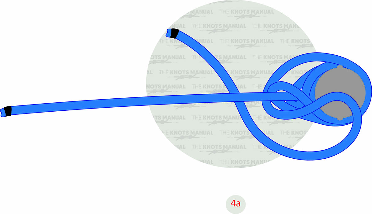 How to tie lightermans hitchknot step 4a