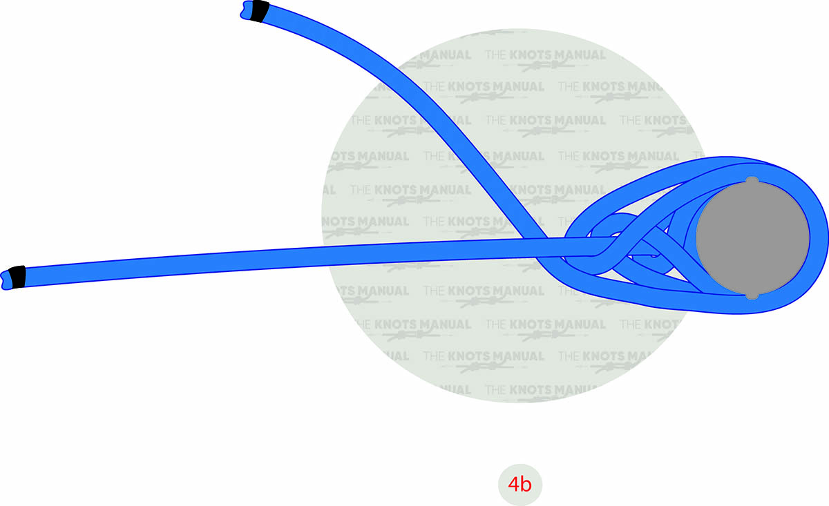 How to tie lightermans hitchknot step 4b