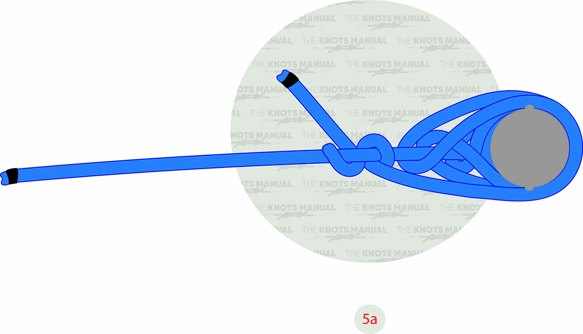 How to tie lightermans hitchknot step 5a