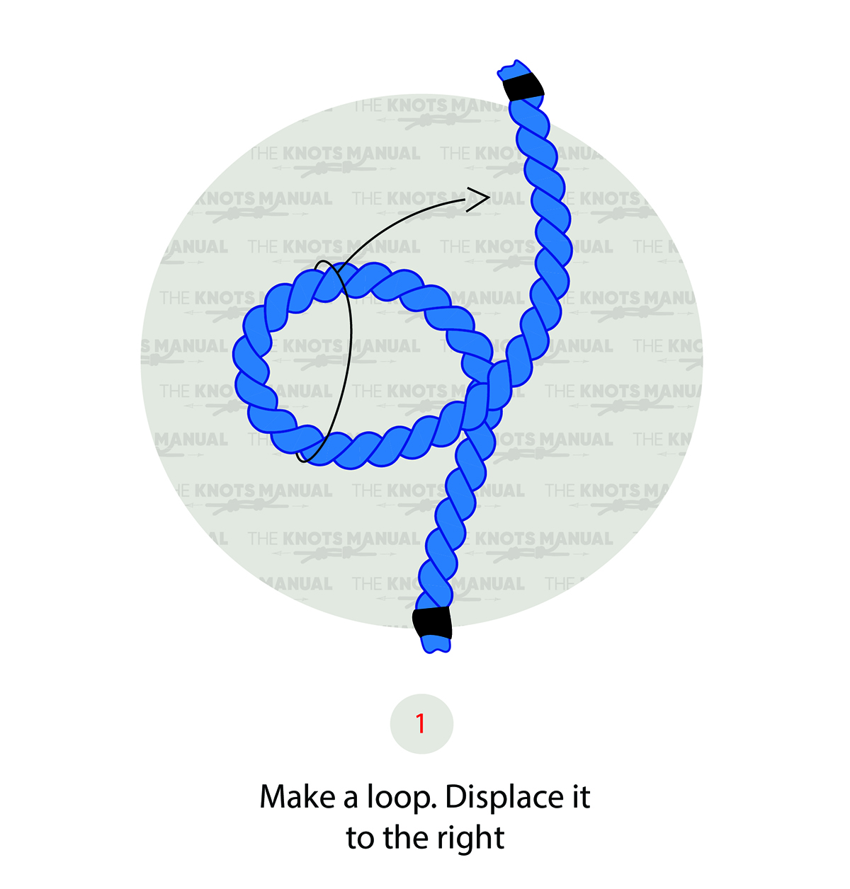 Marlinspike Hitch Knot - step1