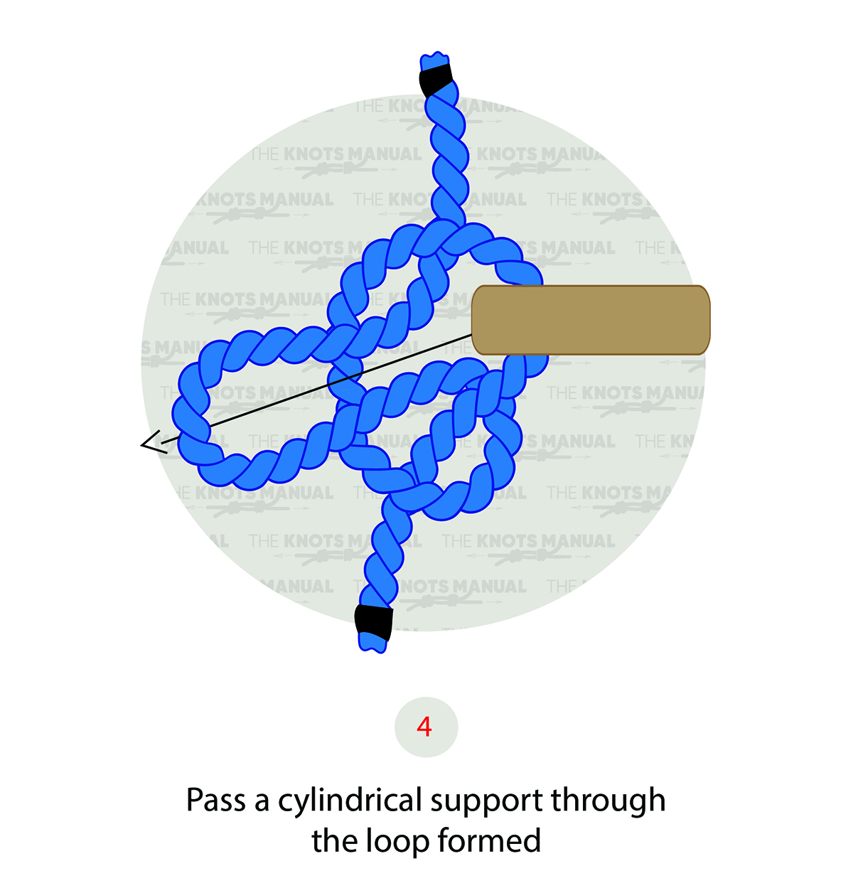 Marlinspike Hitch Knot - step4