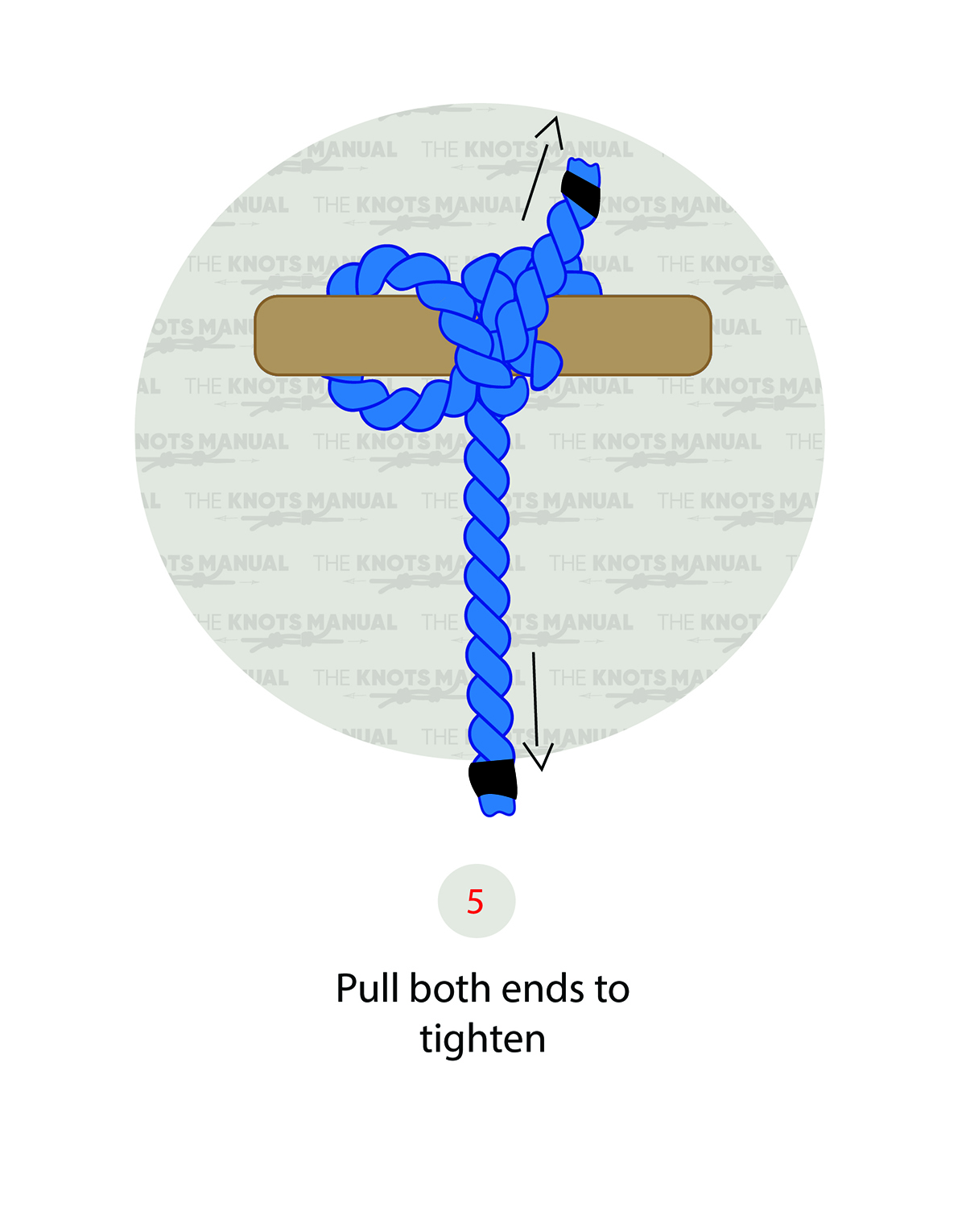 Rolling Hitch Knot - Step 5