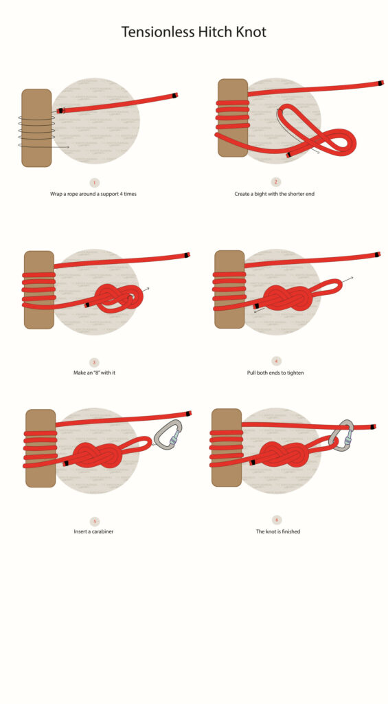 How to Tie a Tensionless Hitch Knot (StepByStep Guide)
