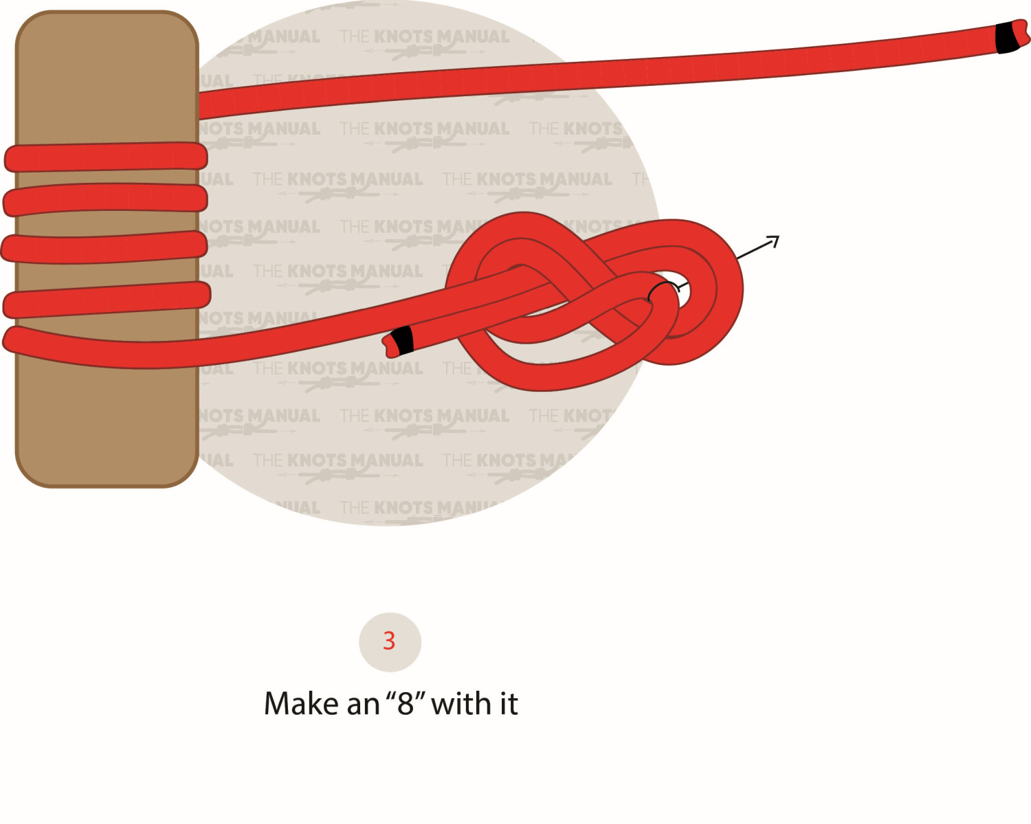 Tencionless Hitch Knot Step 3