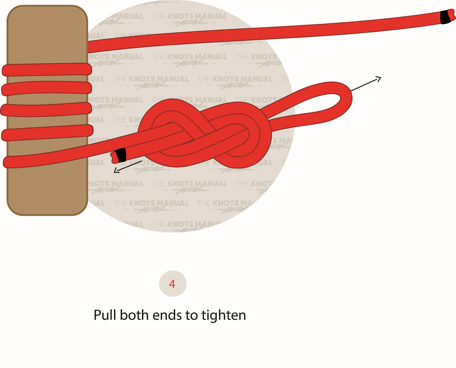 Tencionless Hitch Knot Step 4