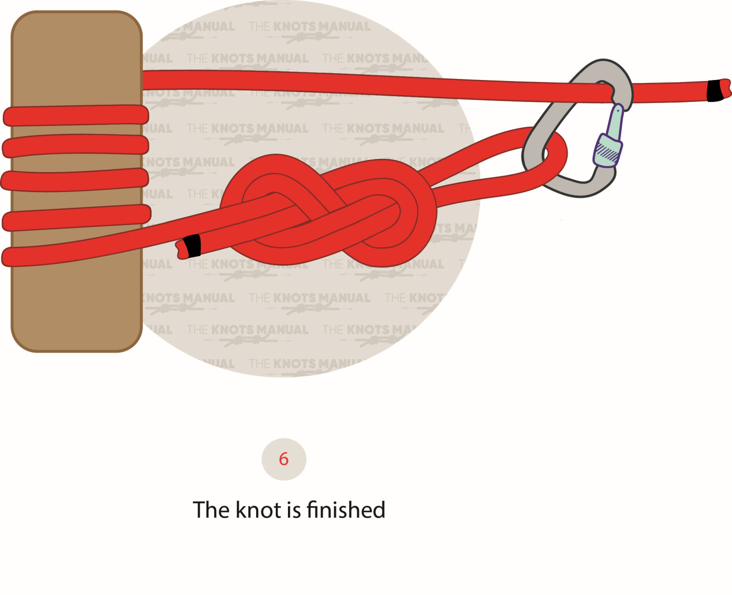 Tencionless Hitch Knot Step 6
