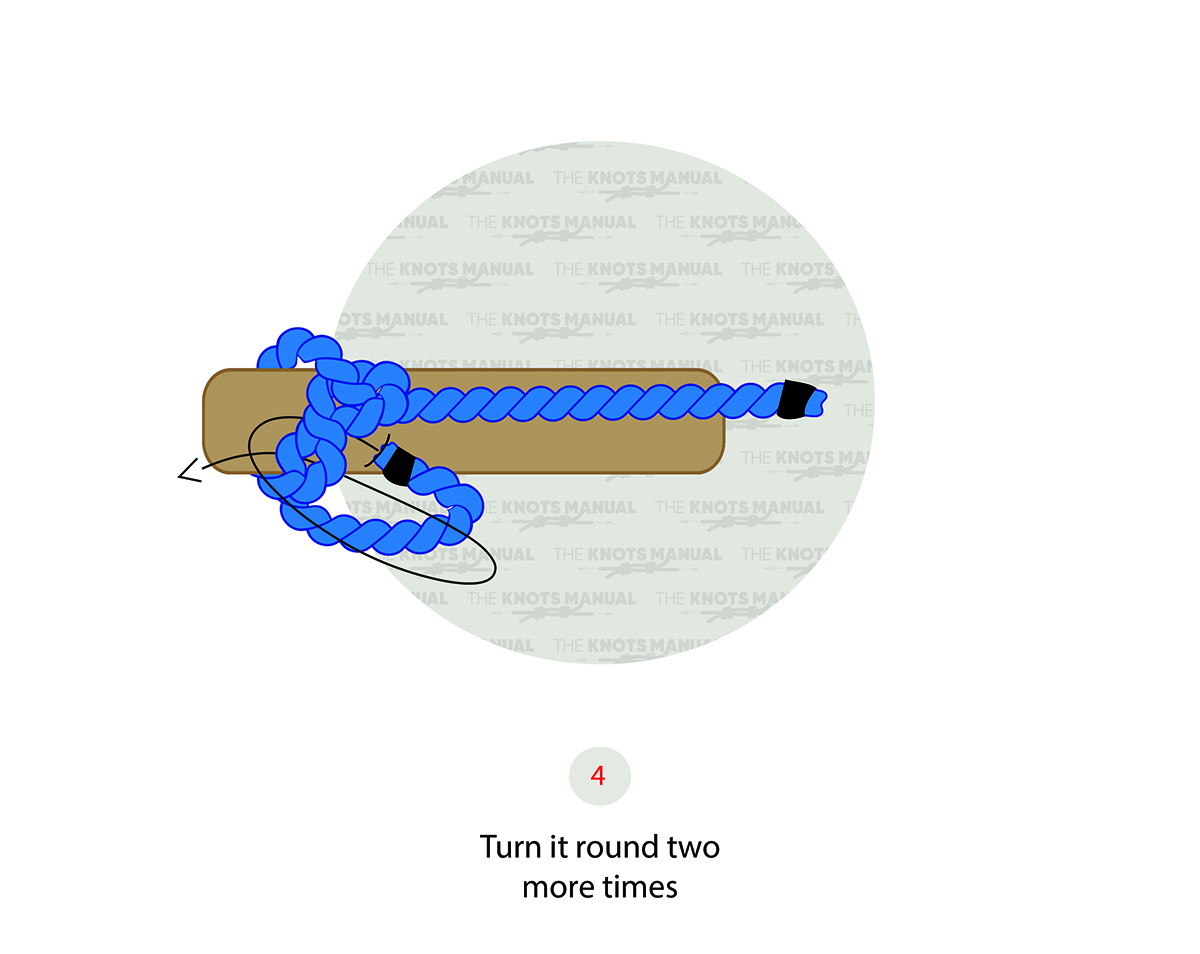 Timber Hitch Knot Step 4