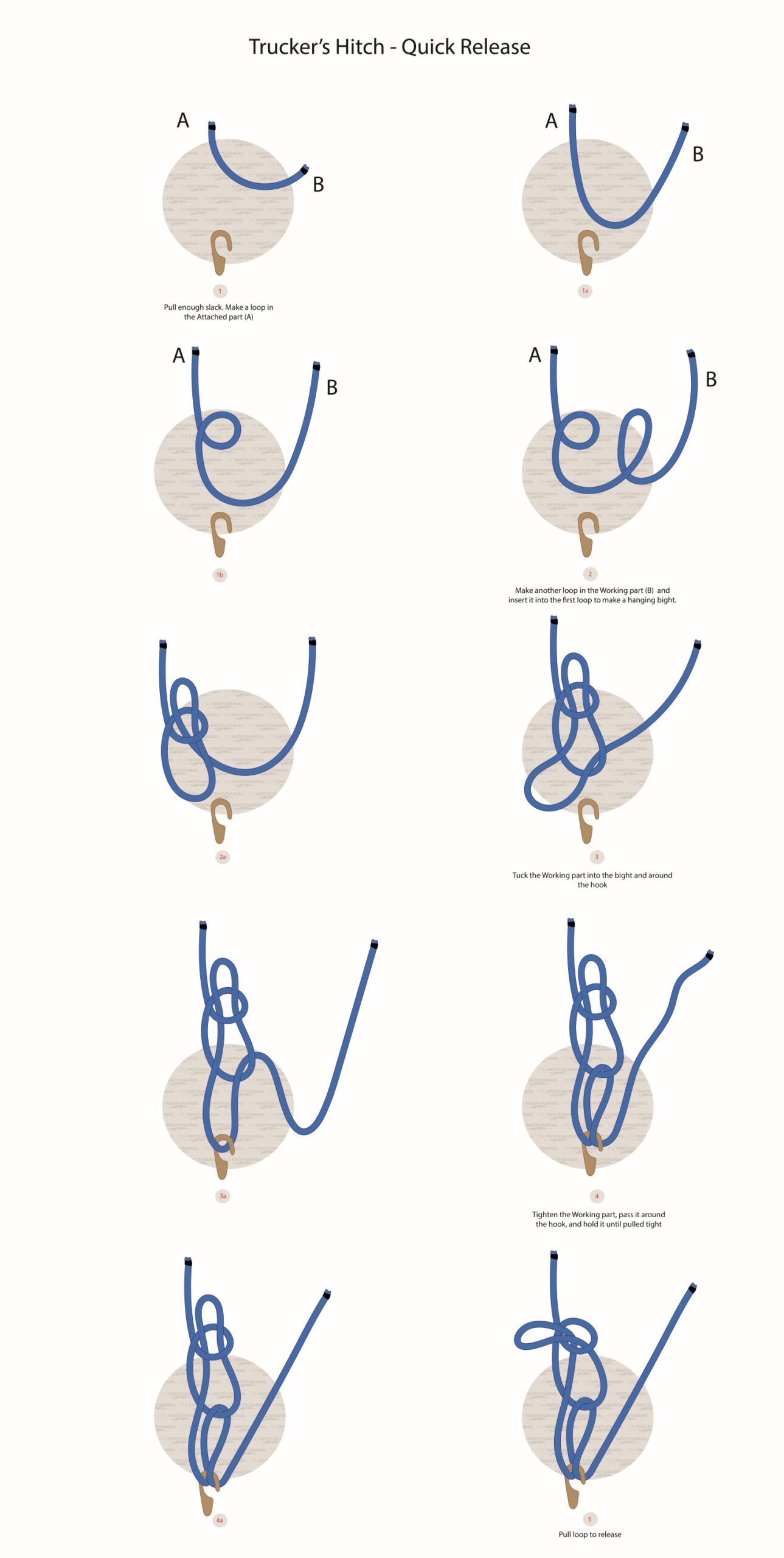 Truckers hitch is nice, but I need more tension : r/knots