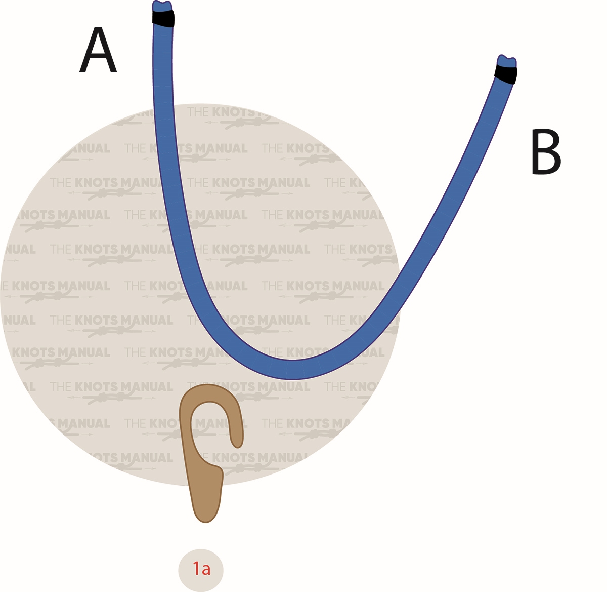 Trucker’s Hitch – Quick Release Step 1a