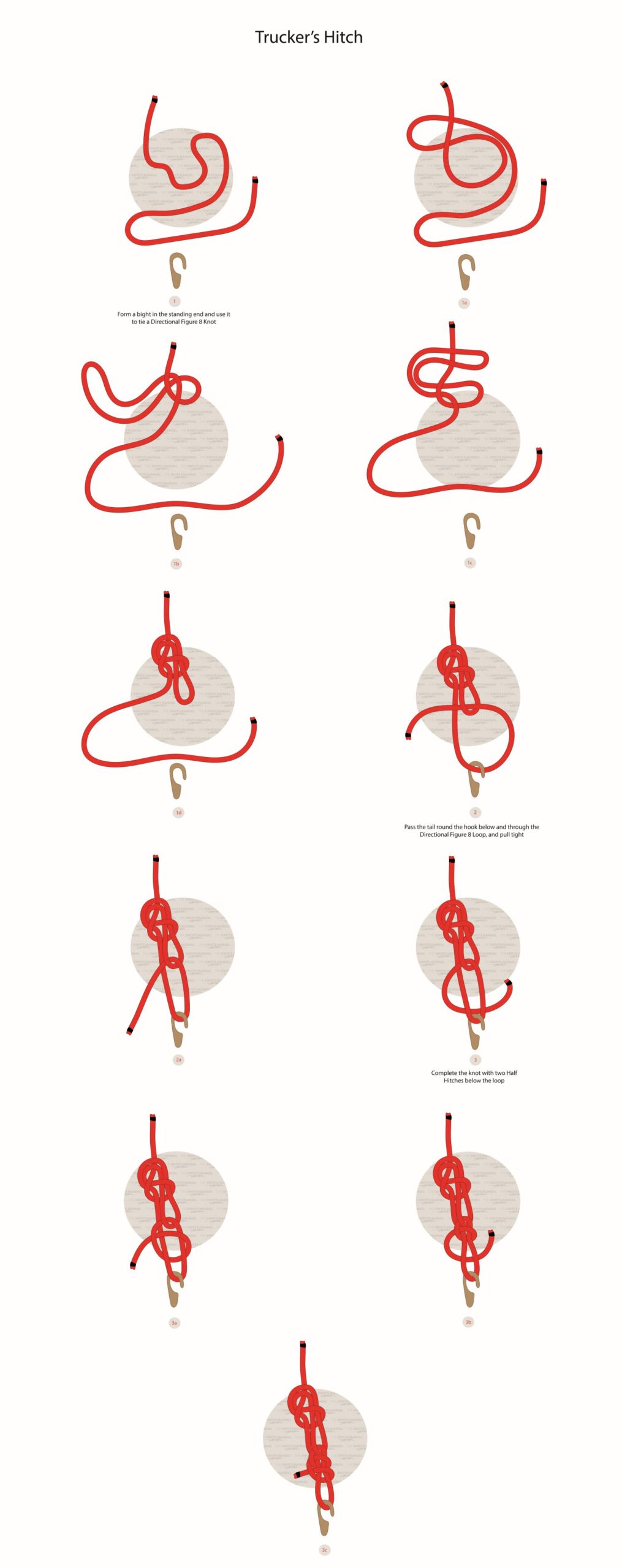 How to Tie the Trucker's Hitch Knot (Lorry Hitch)