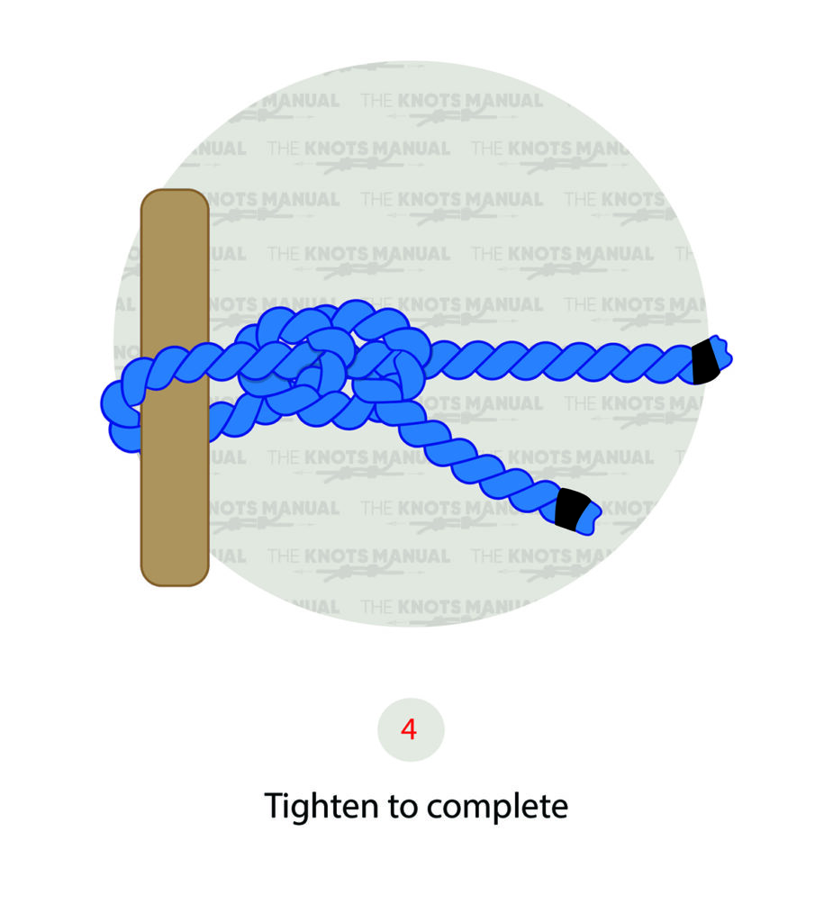 How To Tie Two-Half Hitches