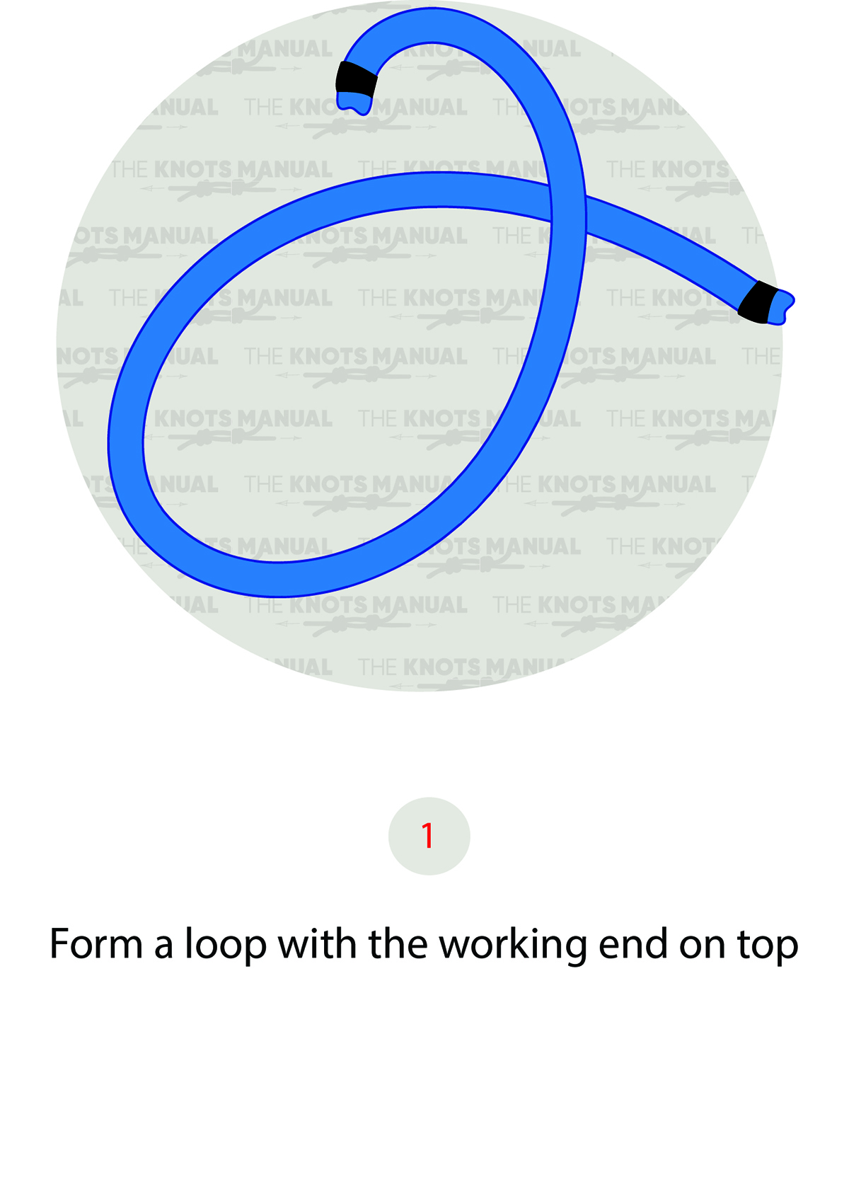 Artilleryman's Loop Knot Step 1