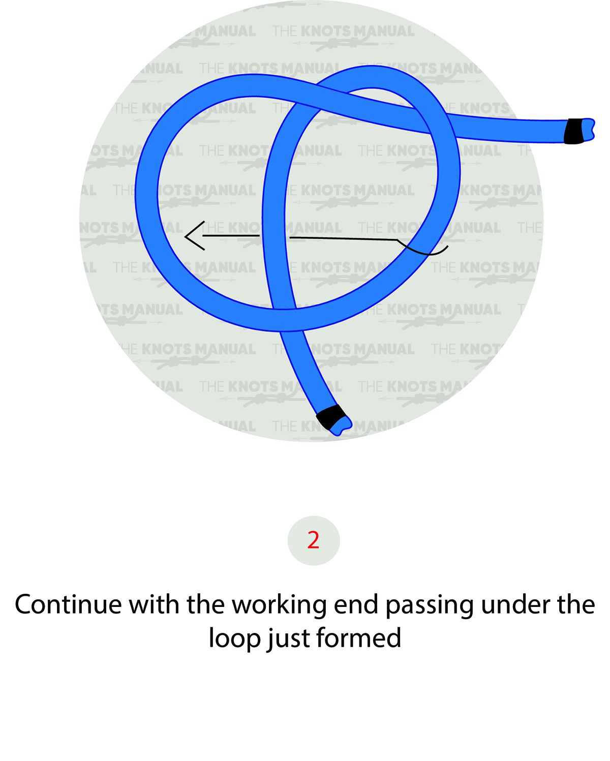 Artilleryman's Loop Knot Step 2