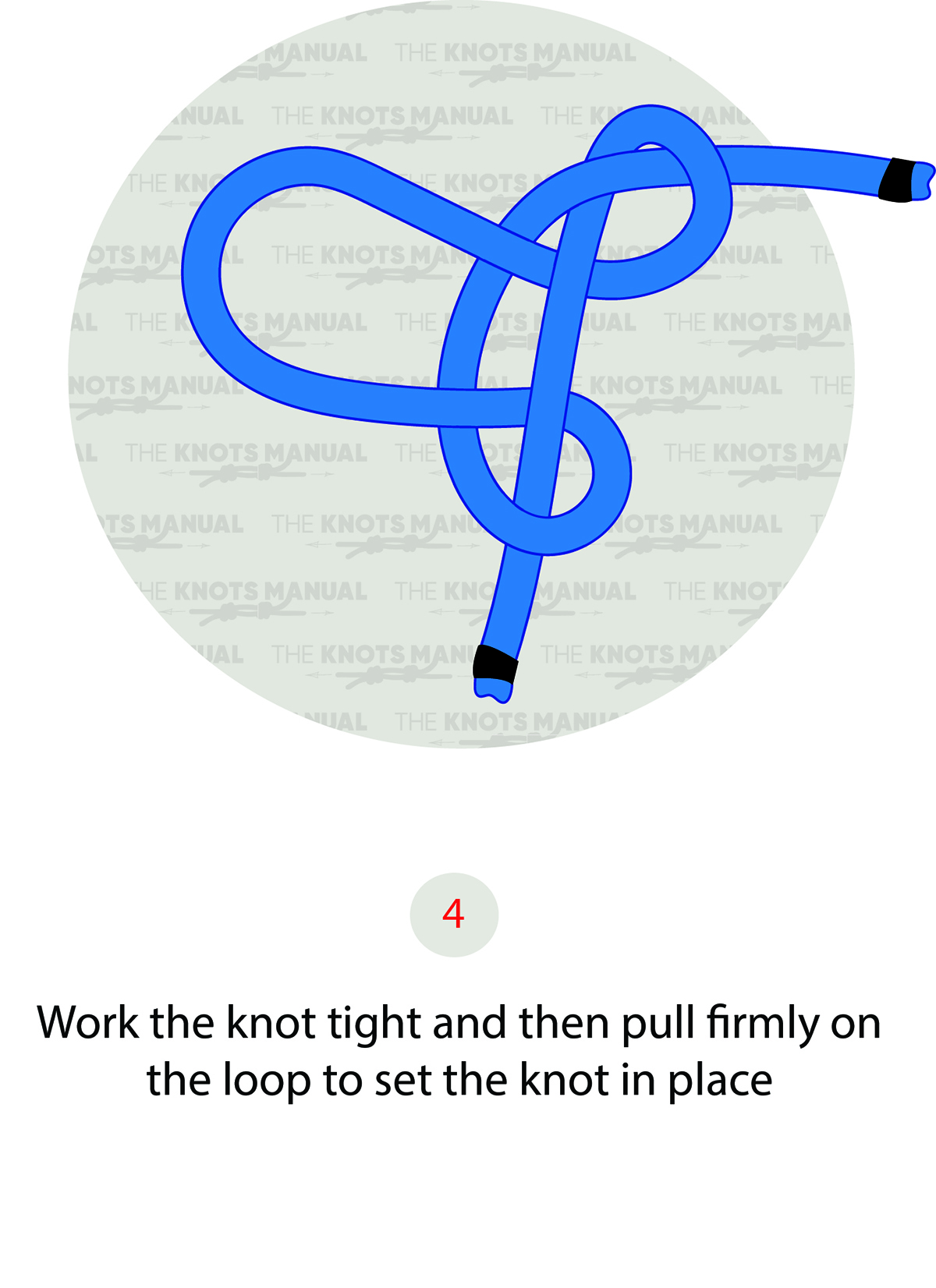 Artilleryman's Loop Knot Step 4