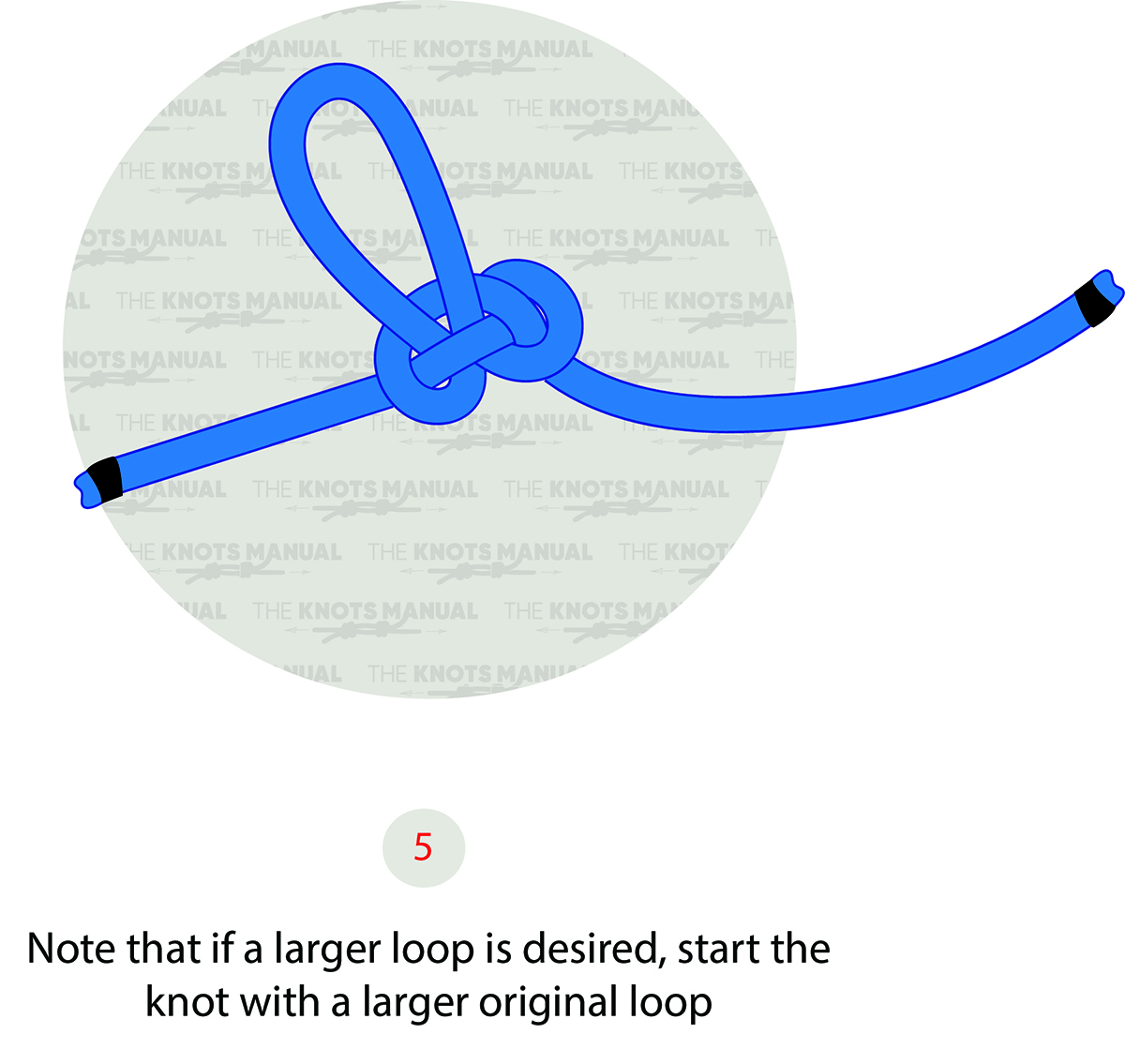 Artilleryman's Loop Knot Step 5