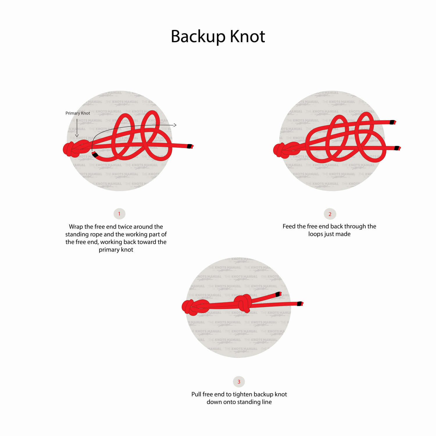 Guide: How to Tie a Backup (Half Double Fisherman's) Knot