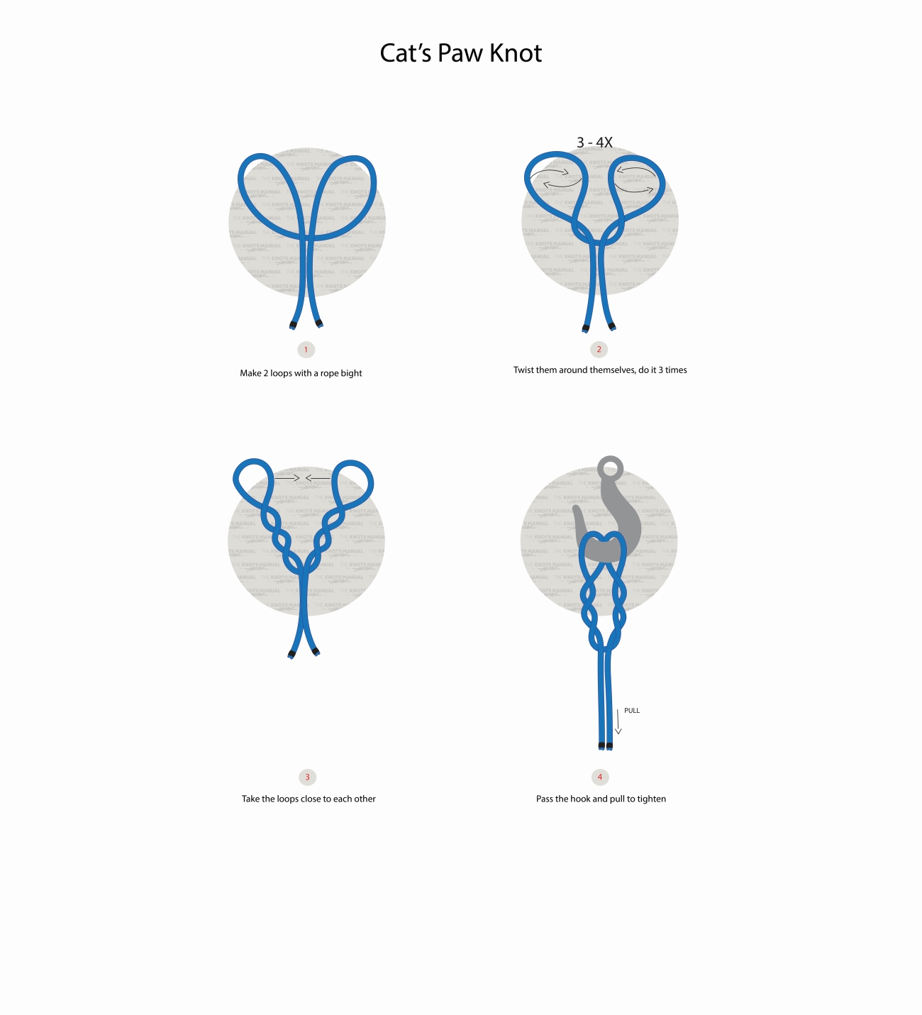 Cats Paw Knot The Knots Manual Cats Paw Knot The Knots Manual