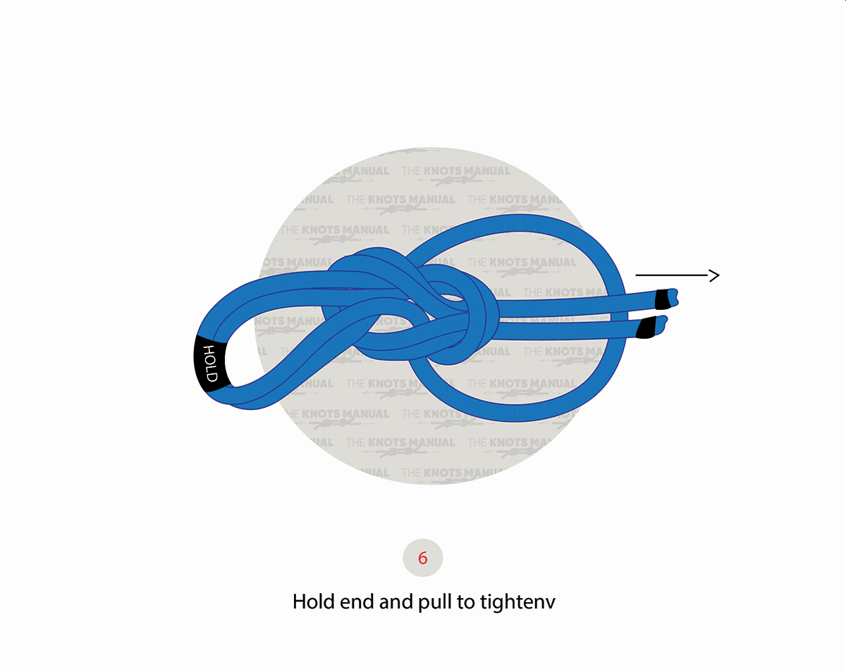 Double Figure 8 Knot Step 6