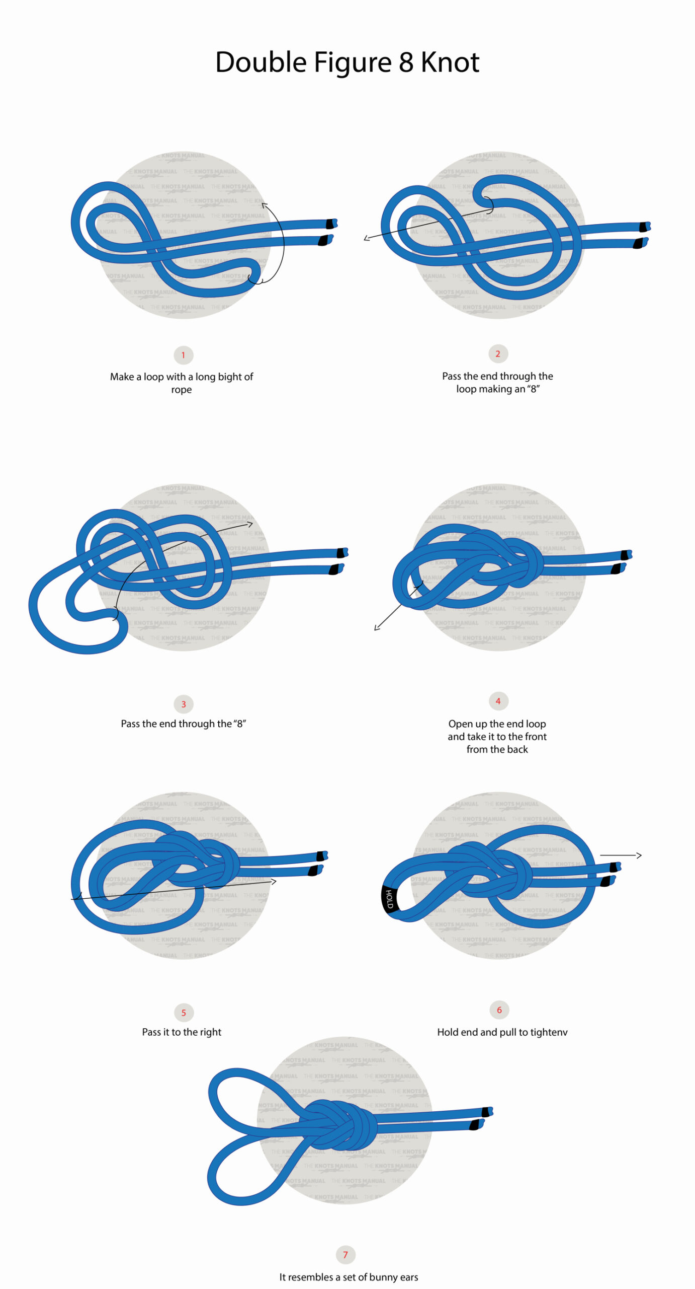Double Figure 8 Knot Step by Step Guide