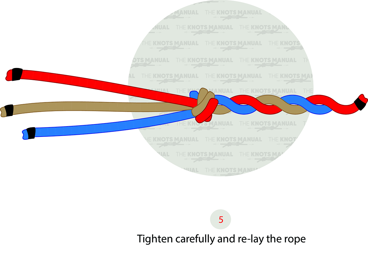 Double Matthew Walker Knot Step 5