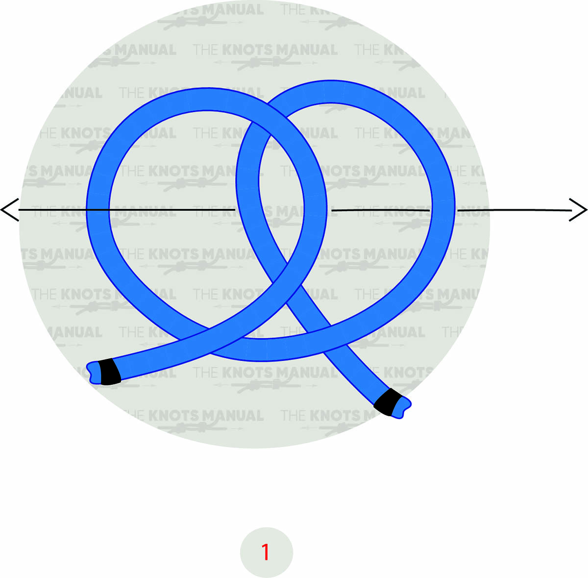 Firemans Chair Knot Step 1