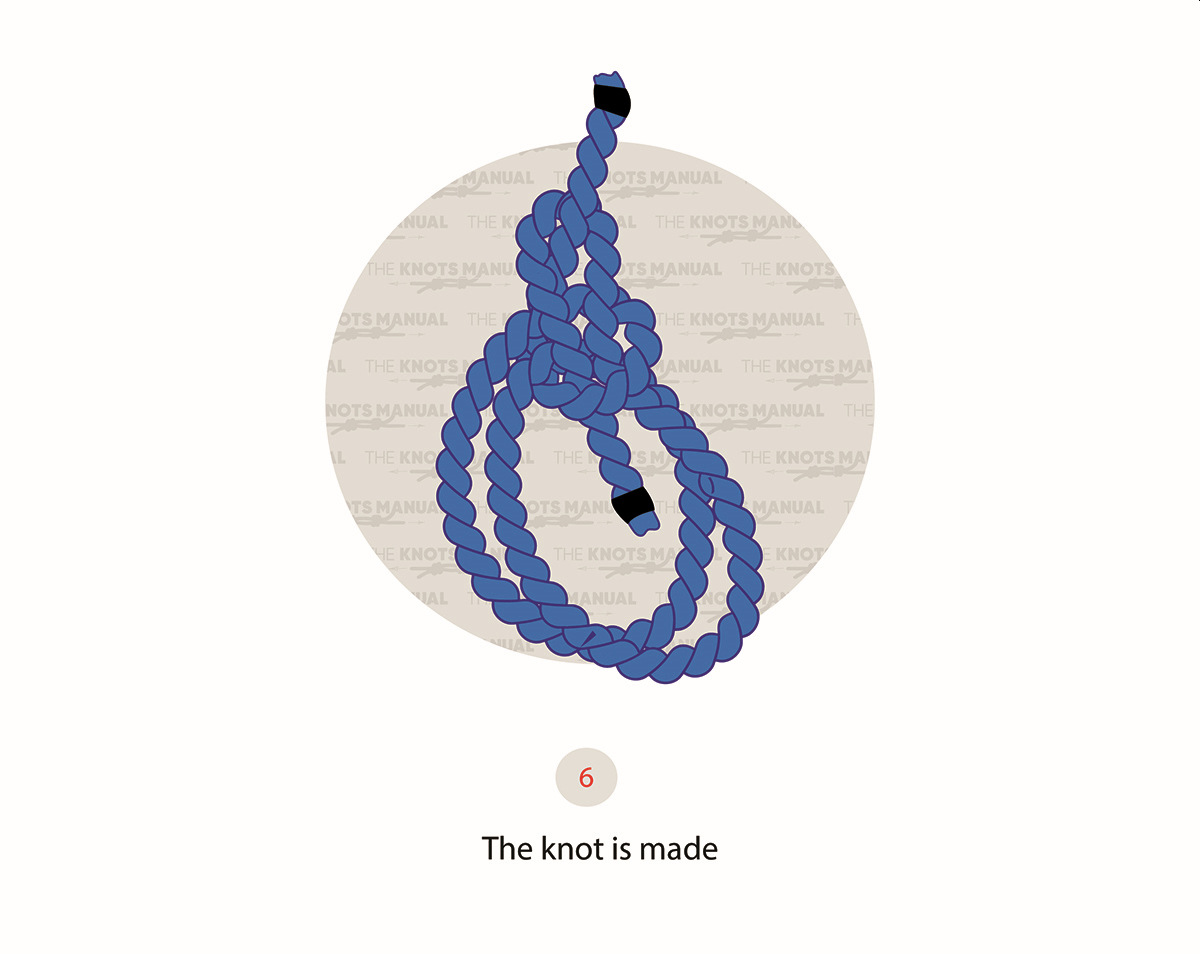 French Bowline Knot step 6