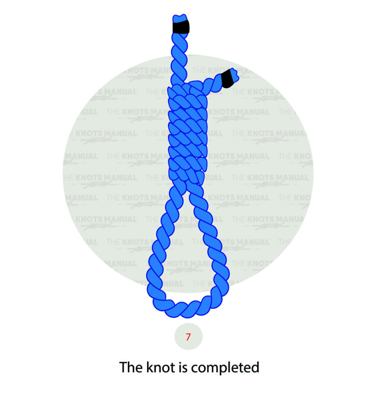 How To Tie A Hangman’s Knot (Noose) - How To Make A Noose Knot