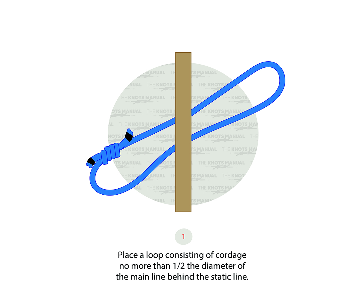 How To Tie A Klemheist Knot step 1