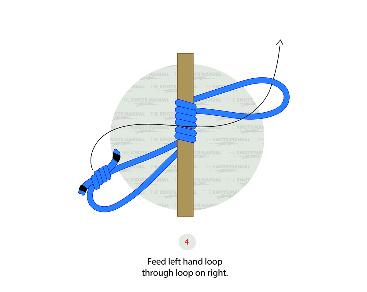 How To Tie A Klemheist Knot step 4