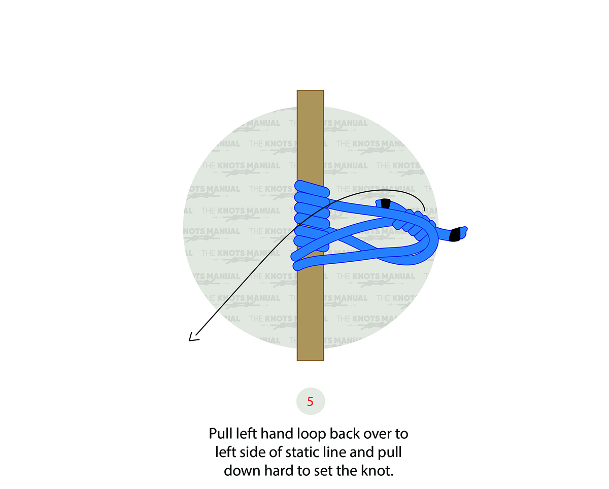 How To Tie A Klemheist Knot step 5