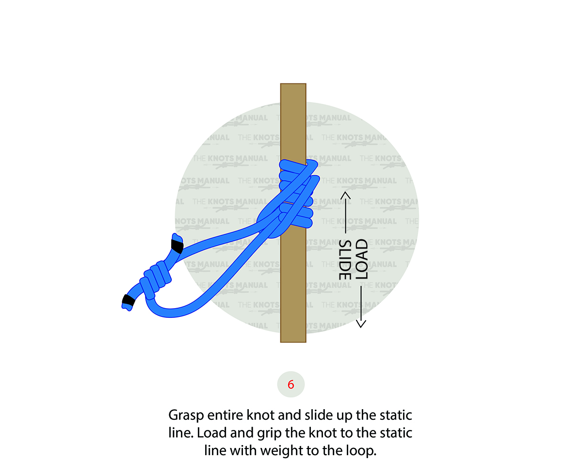 How To Tie A Klemheist Knot step 6