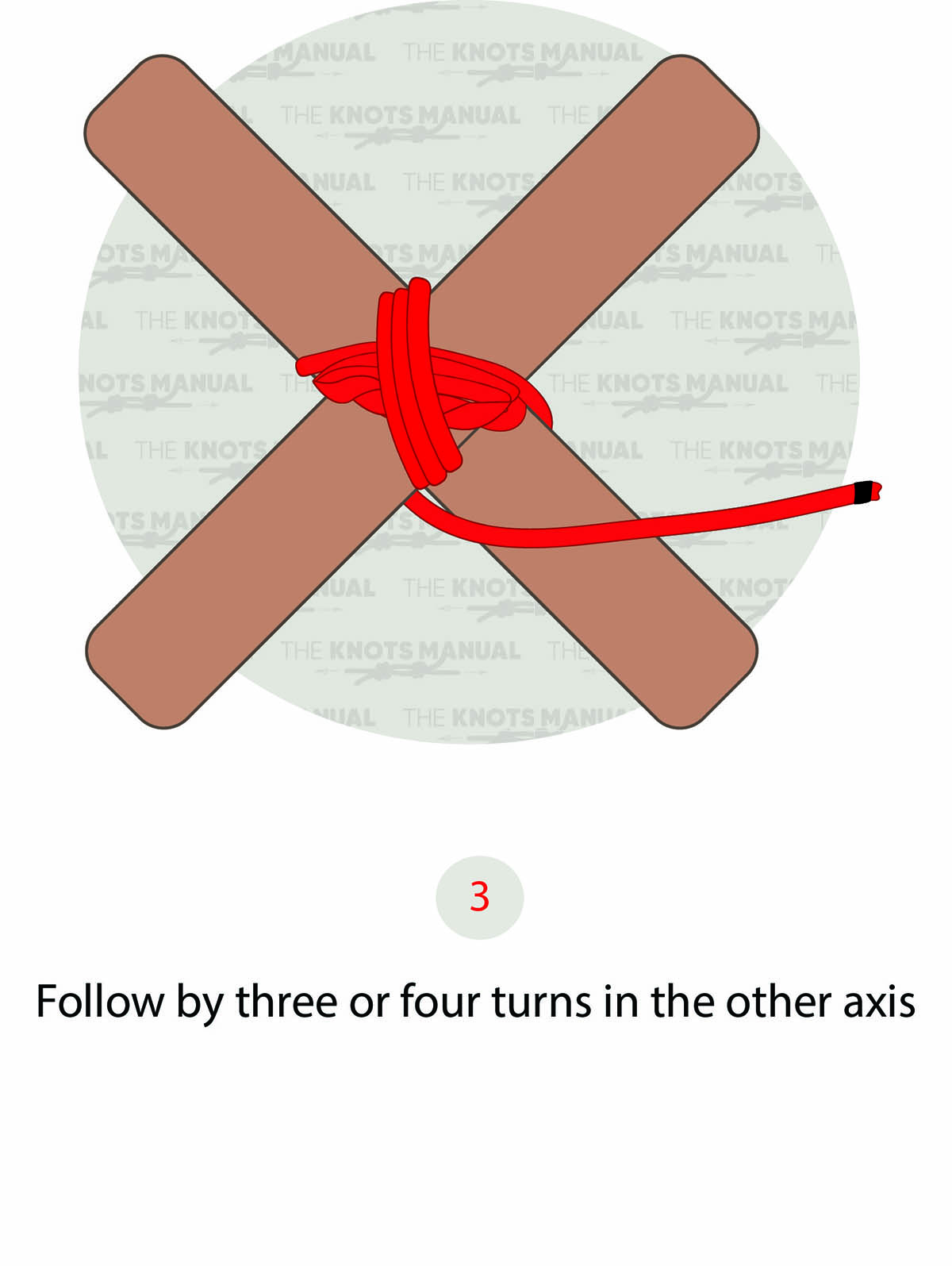 Lashing Knot Step 3