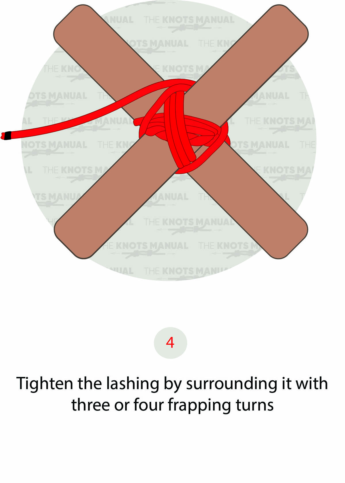 Lashing Knot Step 4